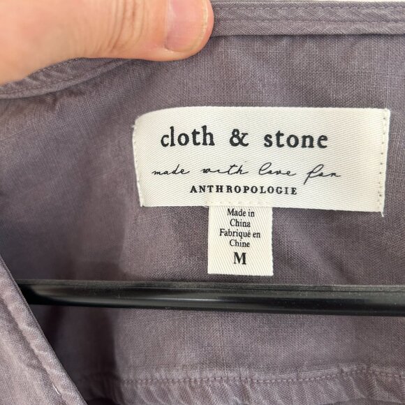 Cloth & Stone grey tencel jumpsuit M - Picture 4 of 10